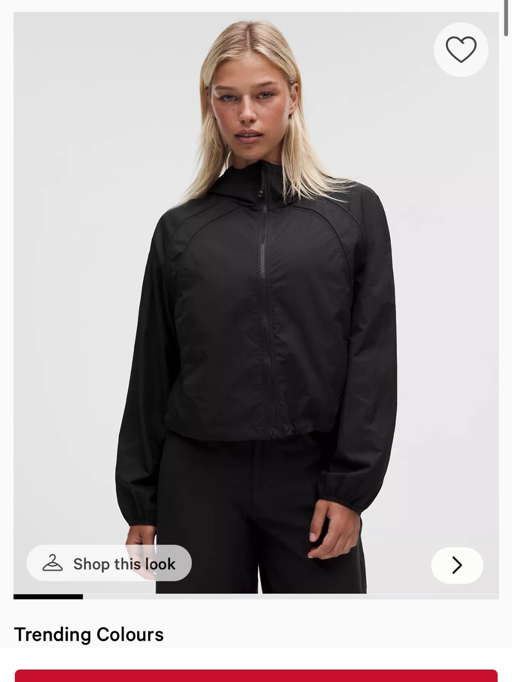 NWT Lululemon  Scuba Windbreaker